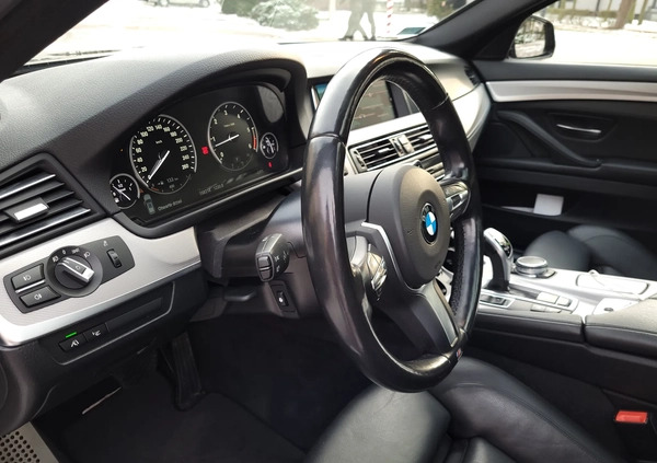 BMW Seria 5 cena 105550 przebieg: 158000, rok produkcji 2016 z Warszawa małe 379